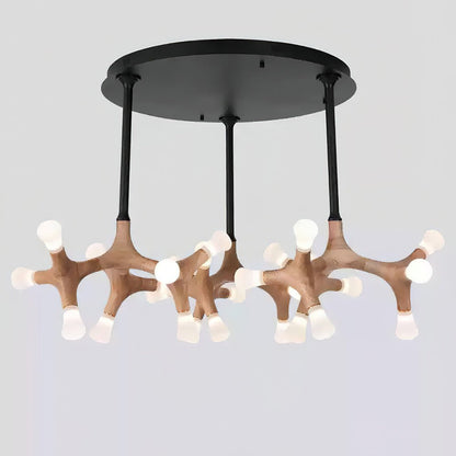 Flower Bone Gasolier Chandelier