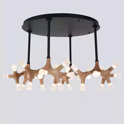 Flower Bone Gasolier Chandelier