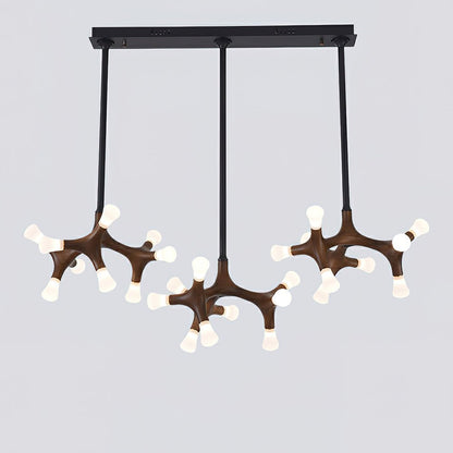 Flower Bone Gasolier Chandelier