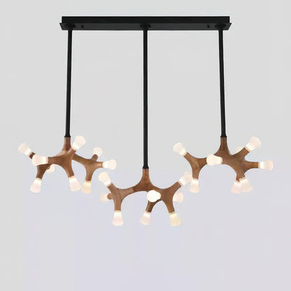 Flower Bone Gasolier Chandelier