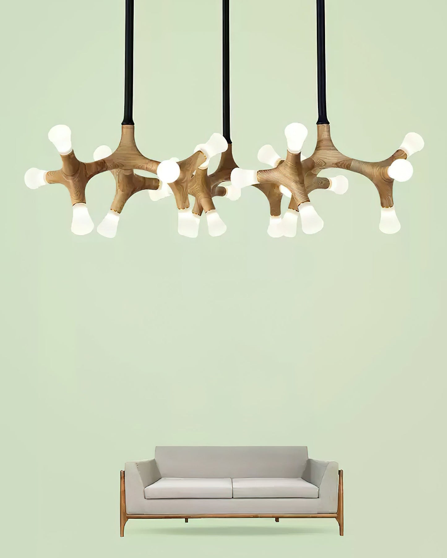 Flower Bone Gasolier Chandelier