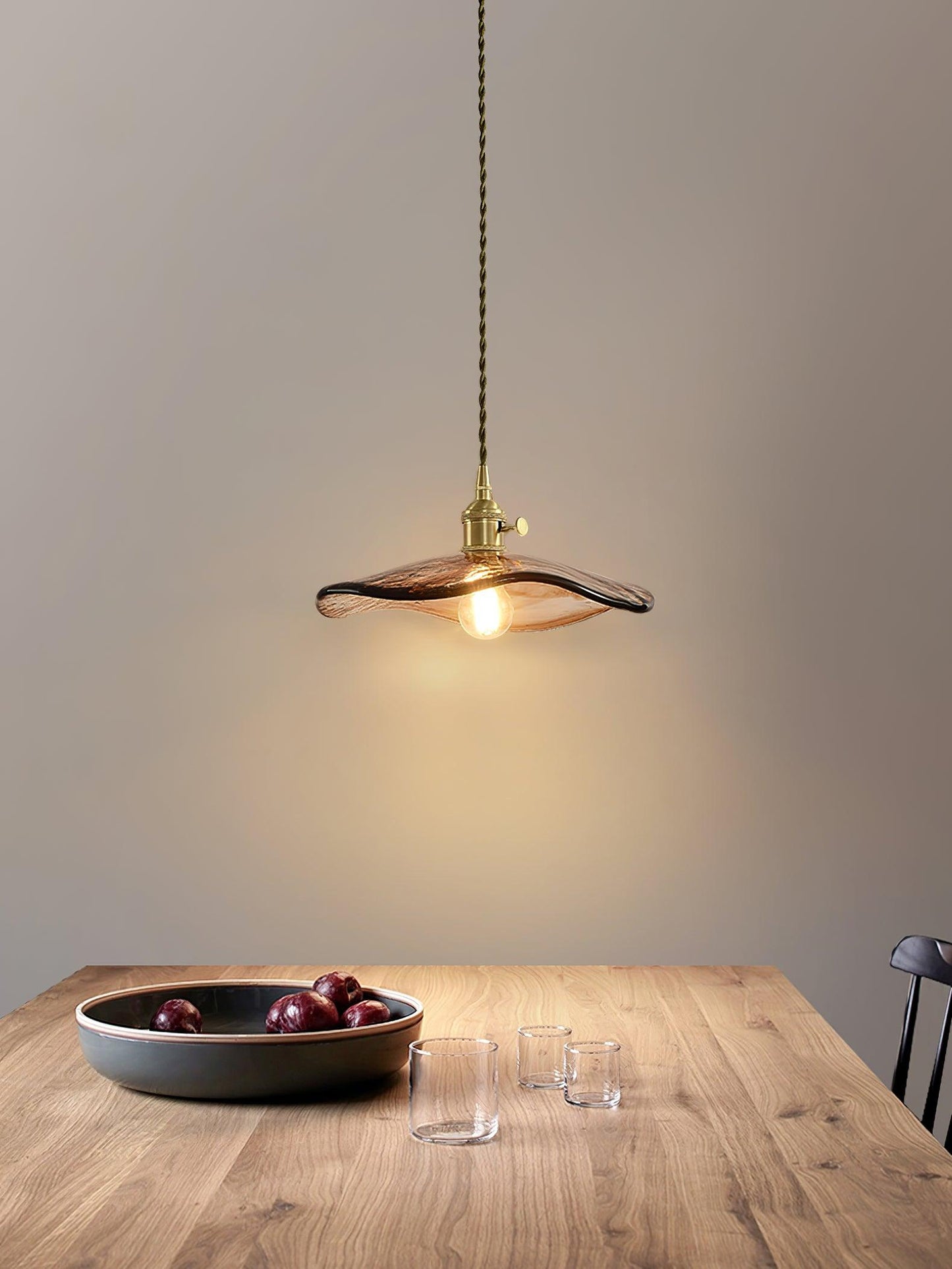 Flower Petal Glass Hanging light Pendant Light