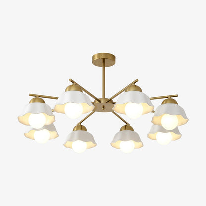 Flower Shade Candelabrum Chandelier