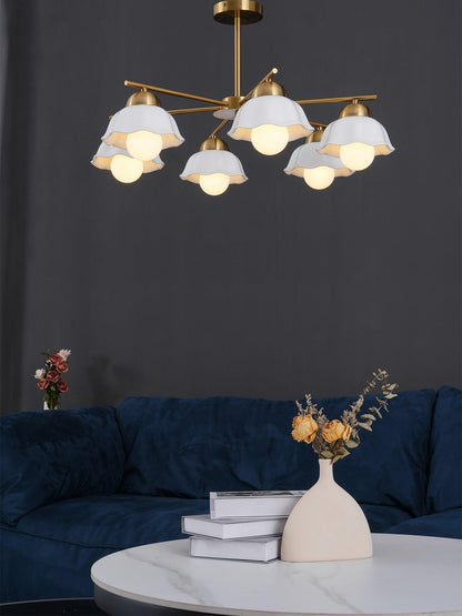 Flower Shade Candelabrum Chandelier