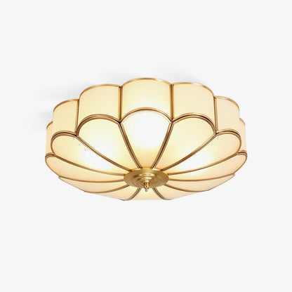 Flower Shape Glass Recessed Overhead light Ceiling Light