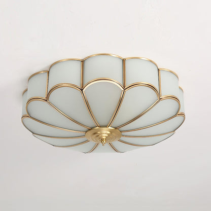 Flower Shape Glass Recessed Overhead light Ceiling Light