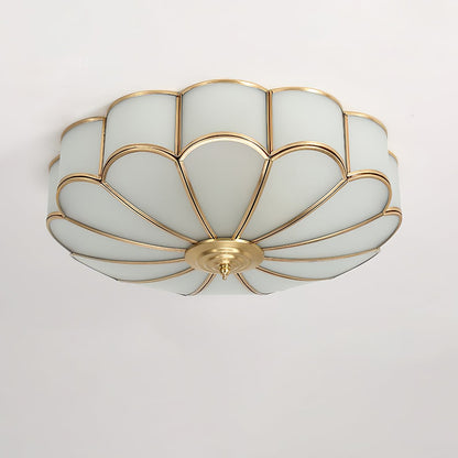 Flower Shape Glass Recessed Overhead light Ceiling Light