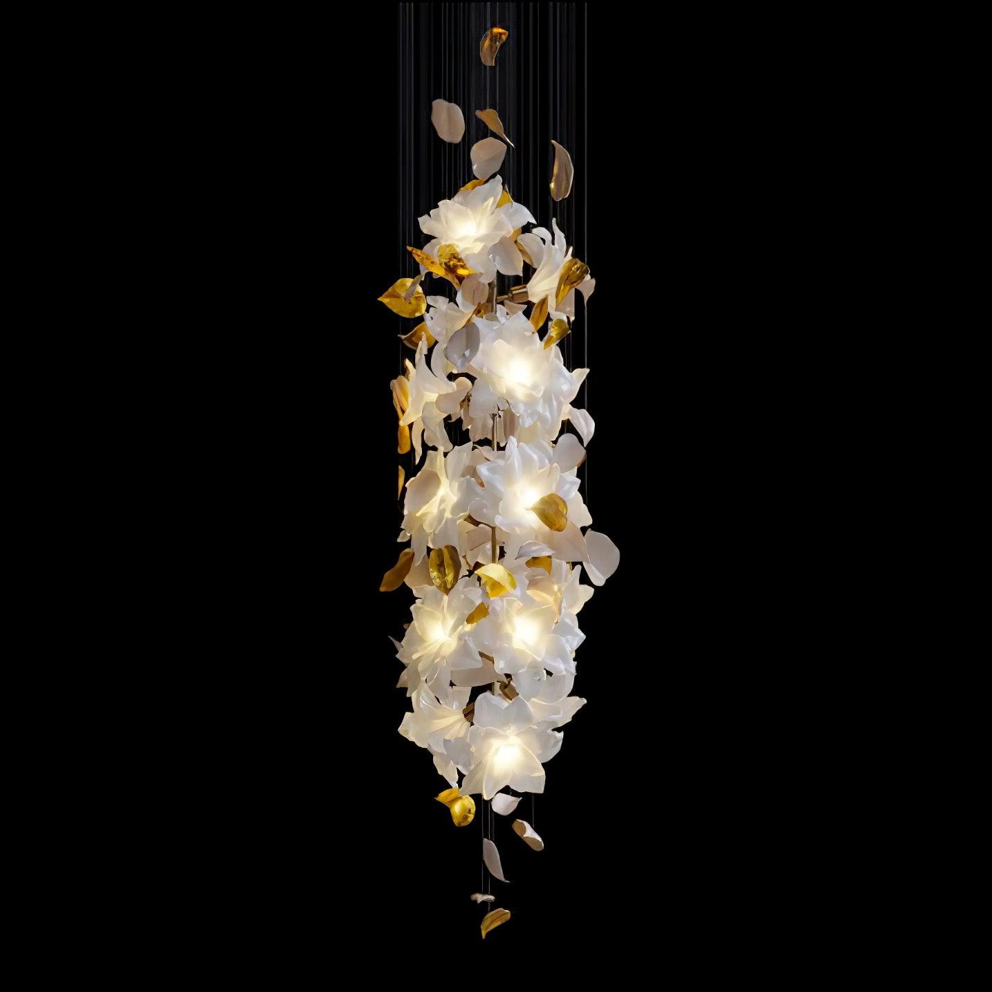 Flying Flowers Fluttering Candelabrum Chandelier