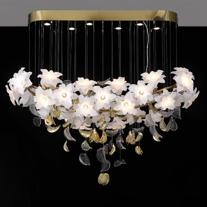 Flying Flowers Fluttering Candelabrum Chandelier