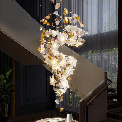 Flying Flowers Fluttering Candelabrum Chandelier