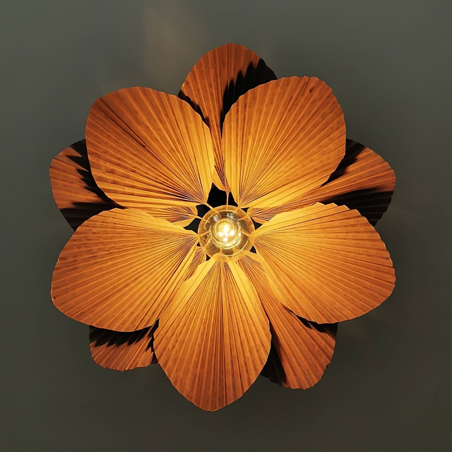 Folded Leaf Lotus Drop light Pendant Lamp