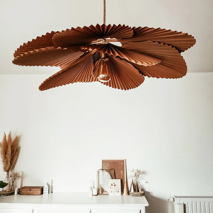 Folded Leaf Lotus Drop light Pendant Lamp