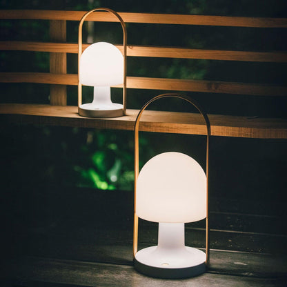 Portable Glass Charging Bedside lamp Table Lamp