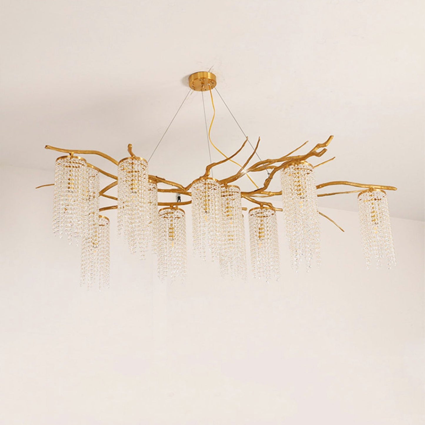 Forest Dawn Brass Ceiling fixture Chandelier