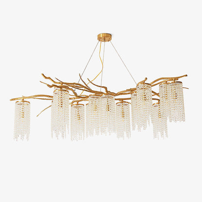 Forest Dawn Brass Ceiling fixture Chandelier