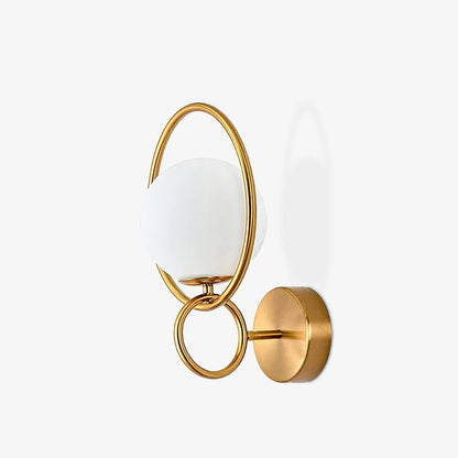 Fort Halo Gold Wall light Wall Light