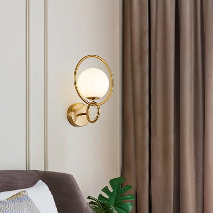 Fort Halo Gold Wall light Wall Light