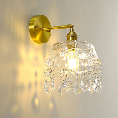 French Crystal Tassel Wall-mounted lamp Wall Light