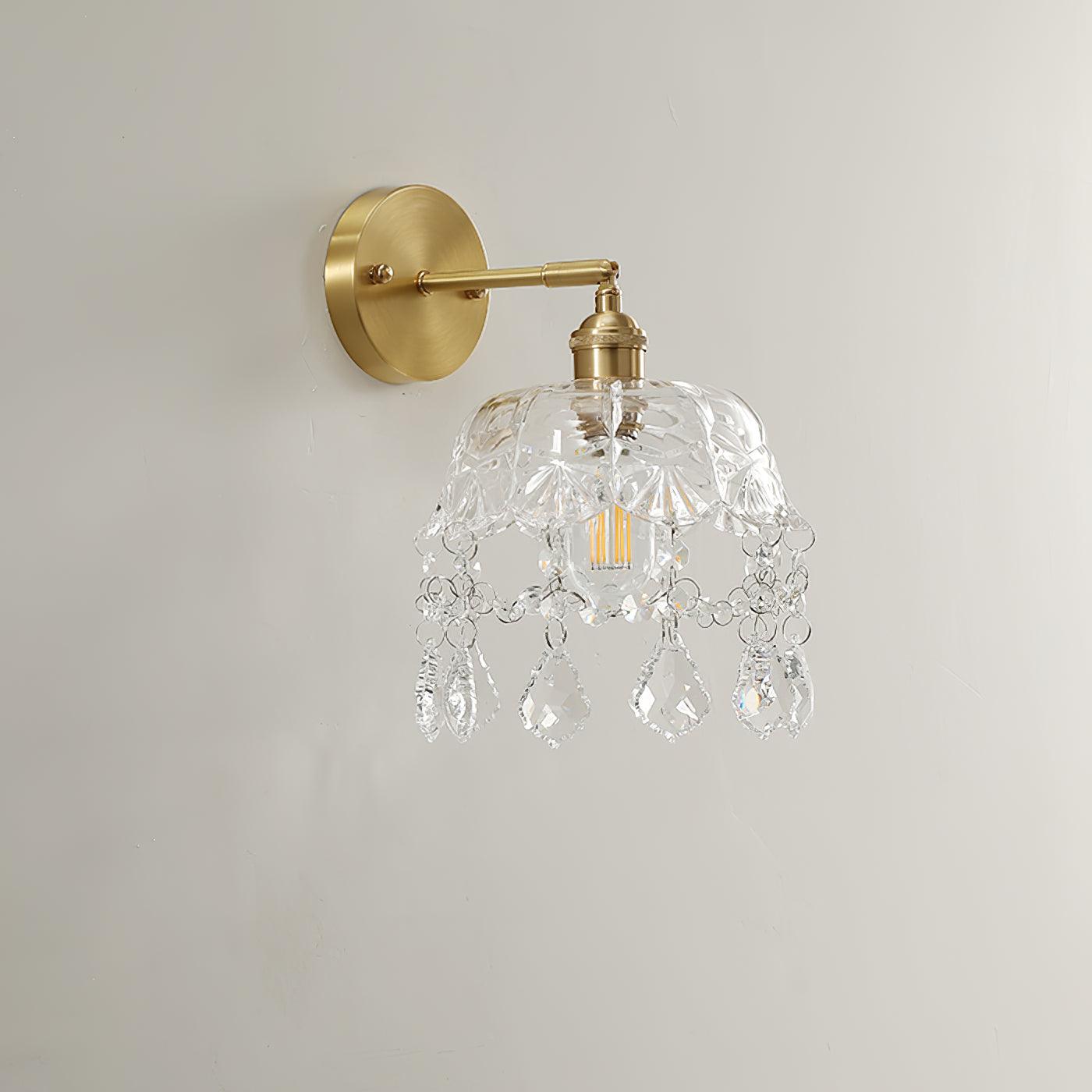 French Crystal Tassel Wall-mounted lamp Wall Light