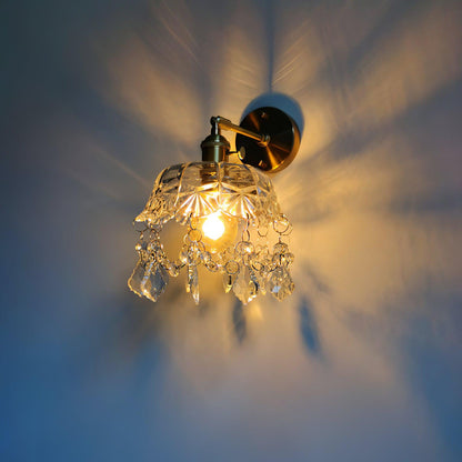 French Crystal Tassel Wall-mounted lamp Wall Light