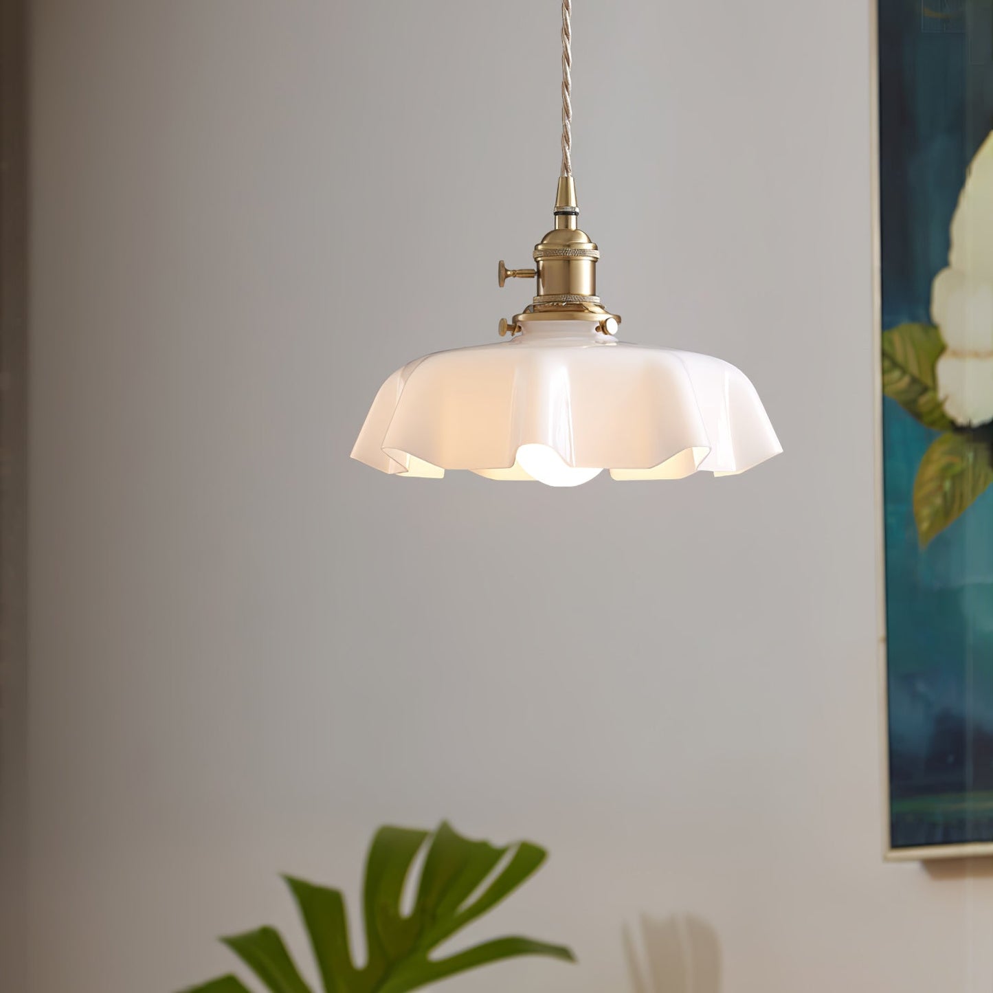 French Flower Hanging light Pendant Light