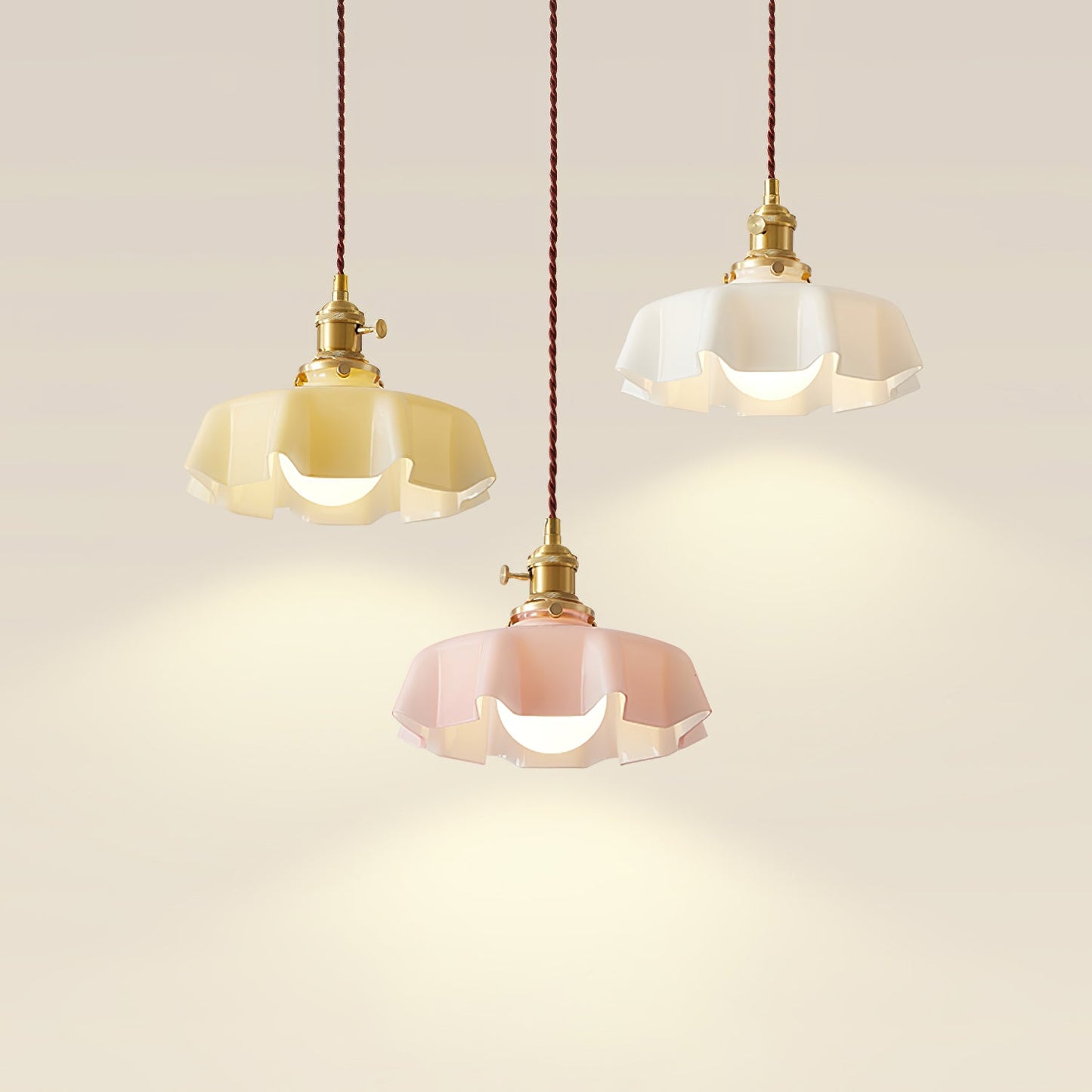 French Flower Hanging light Pendant Light