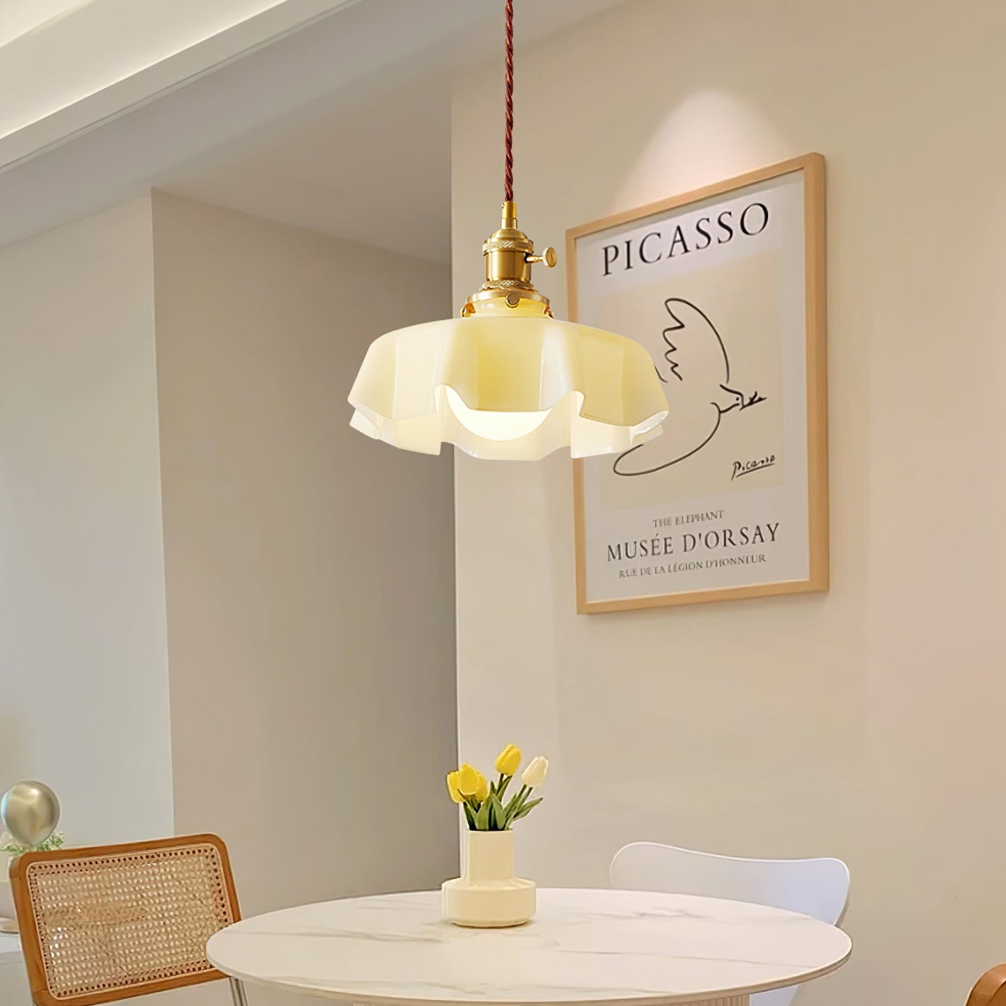 French Flower Hanging light Pendant Light