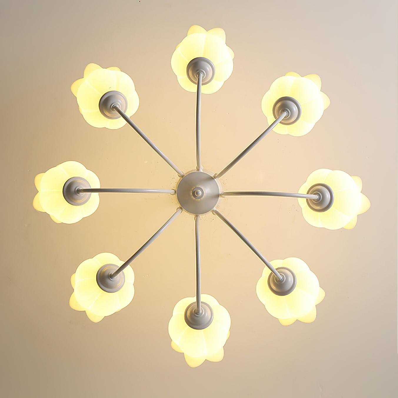 French Lily Gasolier Chandelier