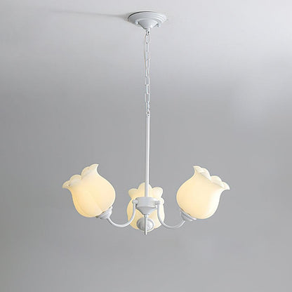 French Lily Gasolier Chandelier