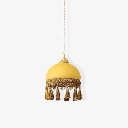 French Tassels Brass Drop light Pendant Light