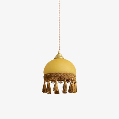 French Tassels Brass Drop light Pendant Light