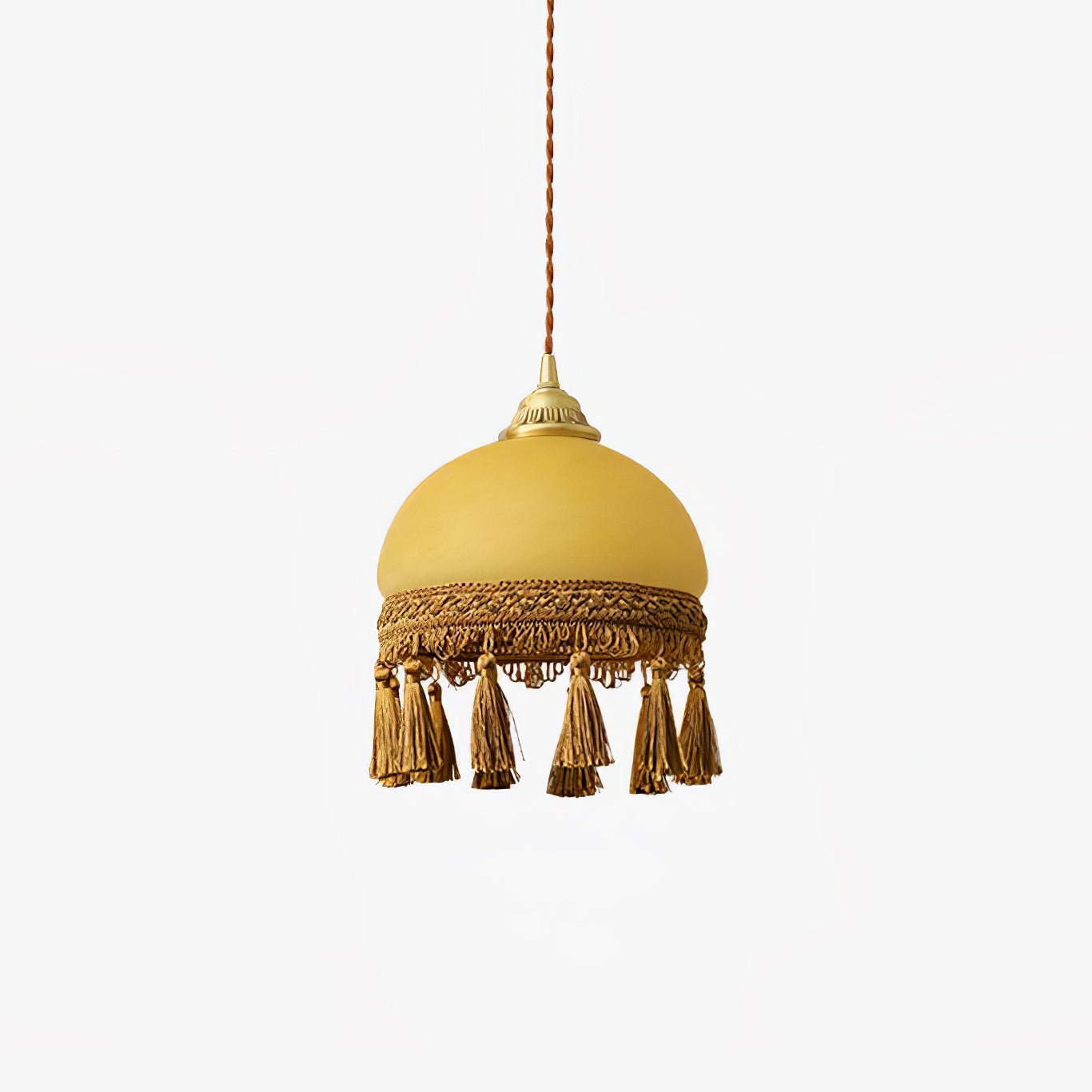 French Tassels Brass Drop light Pendant Light