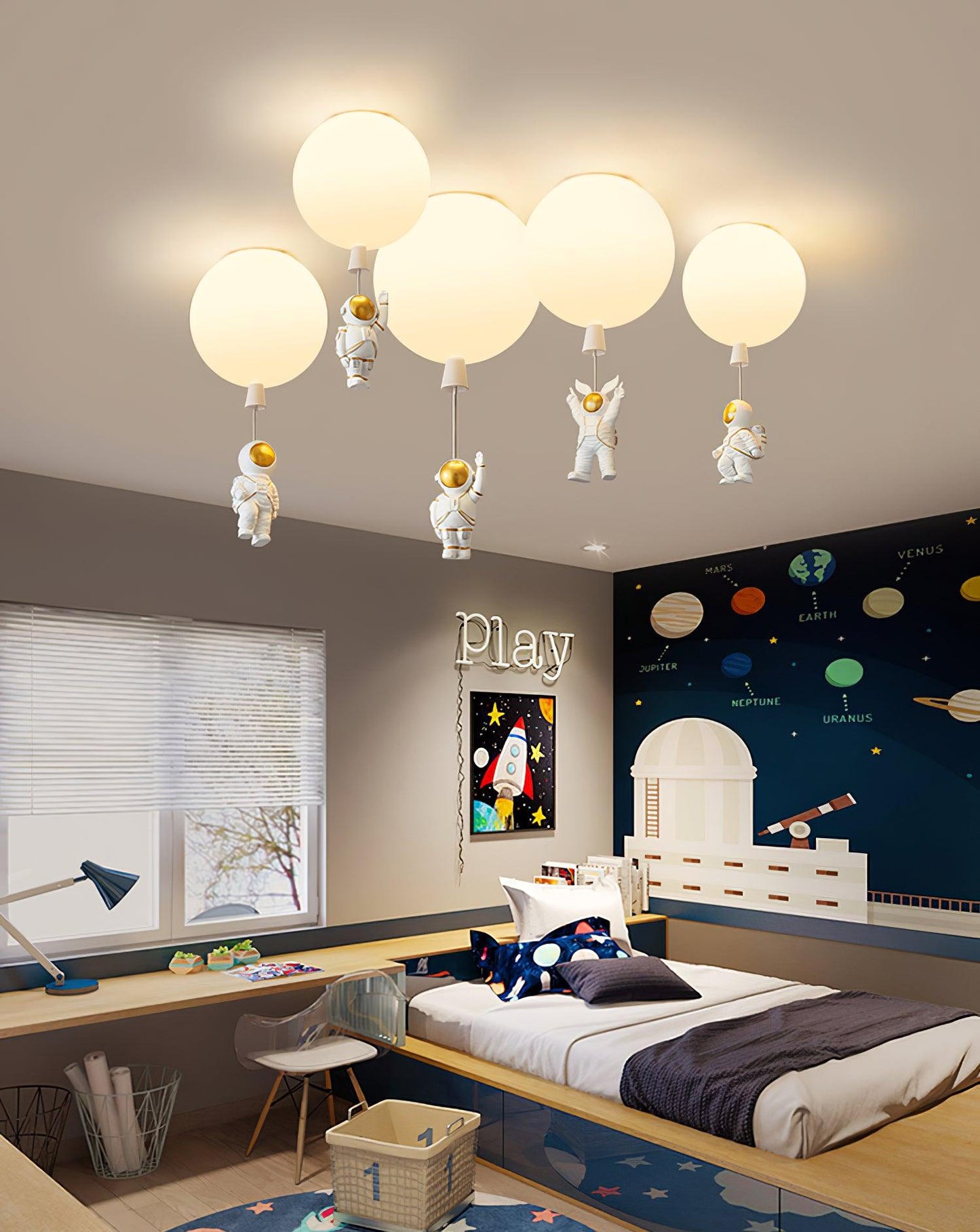 Frosted Balloon Ceiling-mounted light Ceiling Light