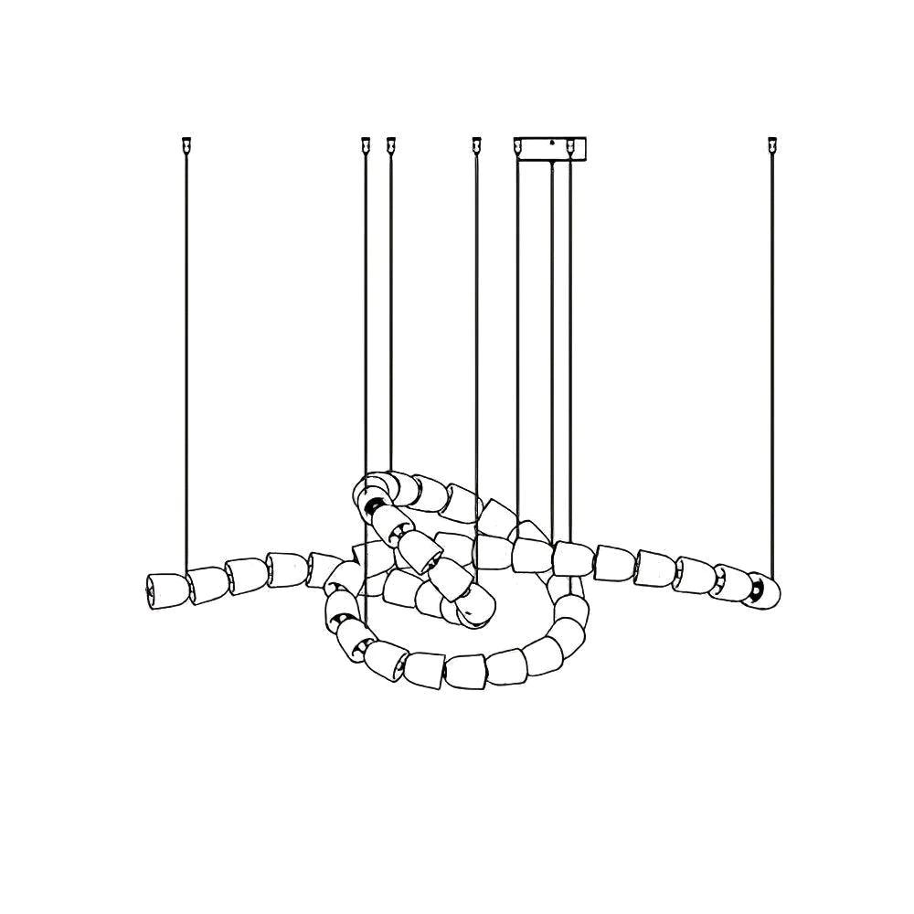 Gabriel Pendant light Chandelier E