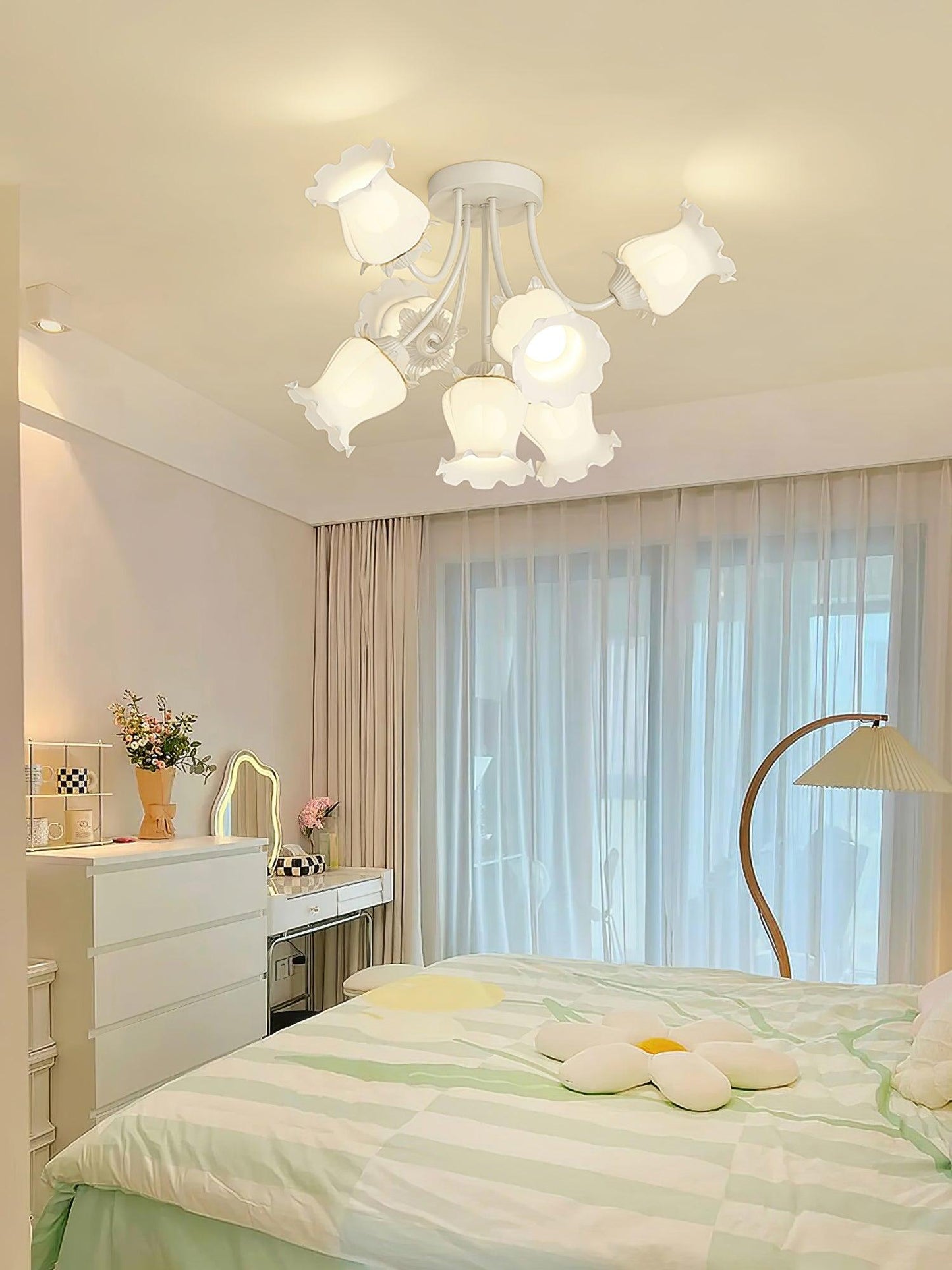 Garden Flower Overhead light Ceiling Lamp