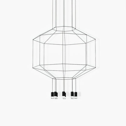 Geometric Lines Droplight Pendant Lamp