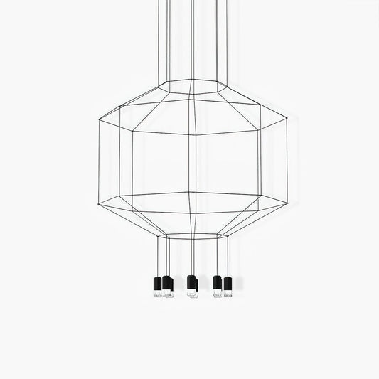 Geometric Lines Droplight Pendant Lamp