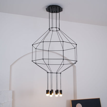 Geometric Lines Droplight Pendant Lamp