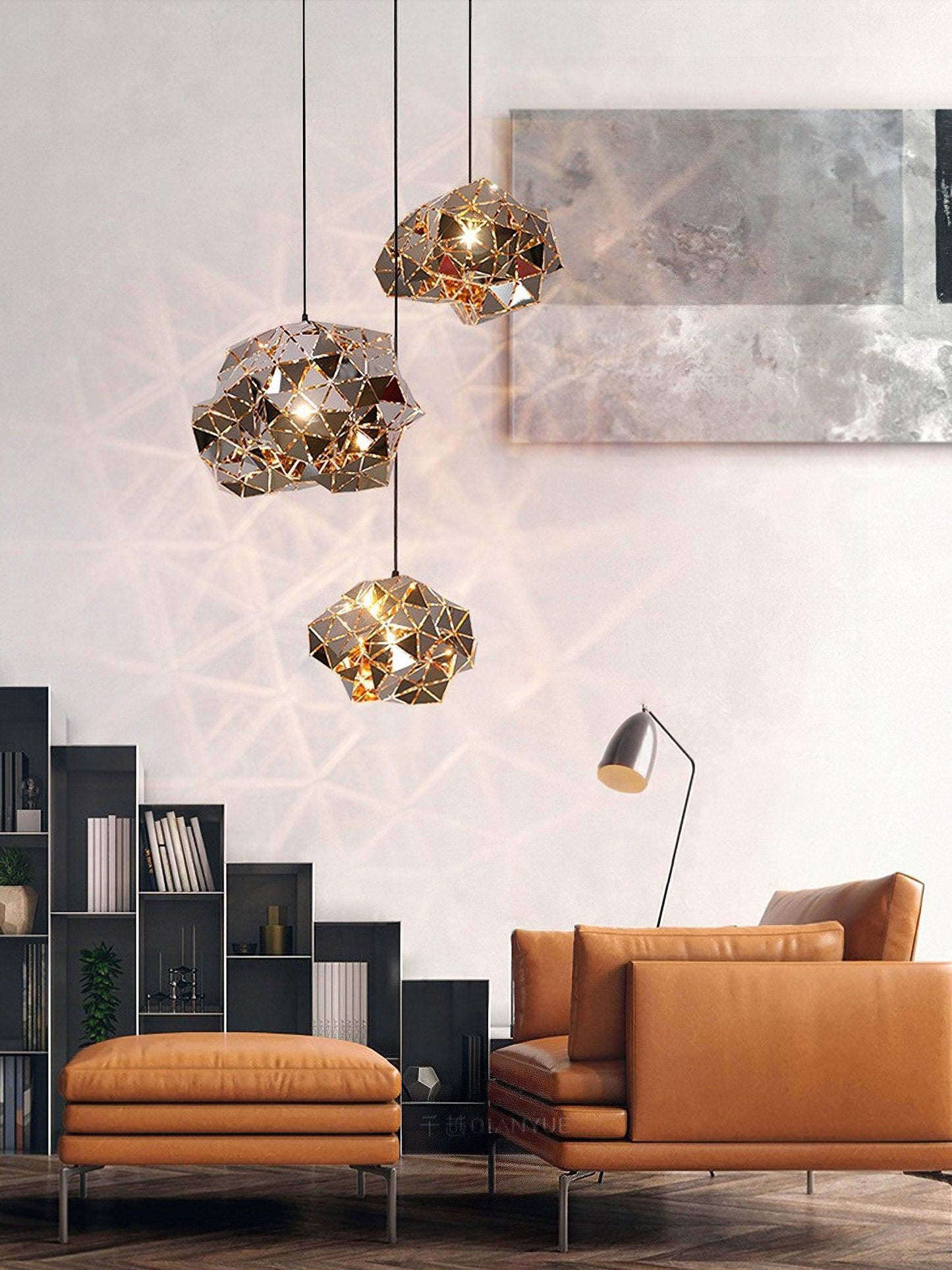 Geometric Panel Drop light Pendant Lamp