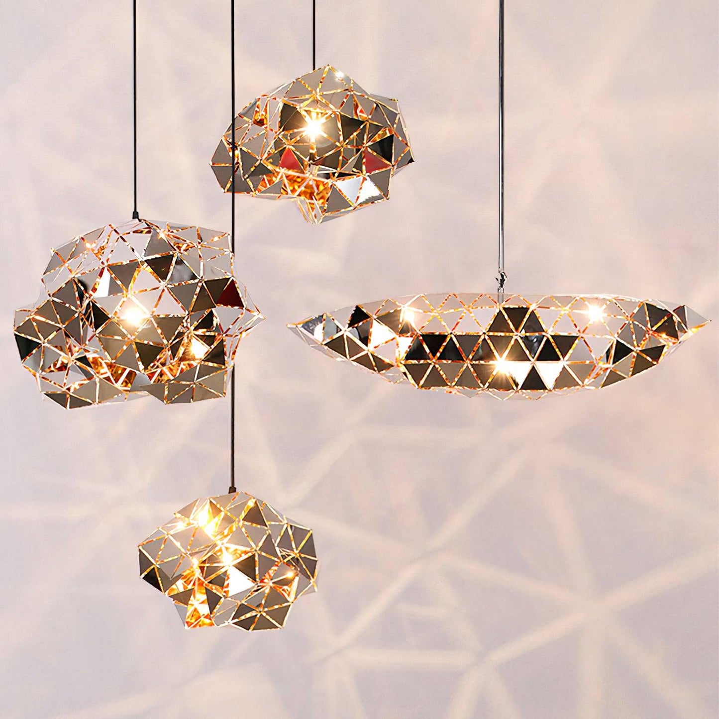 Geometric Panel Drop light Pendant Lamp