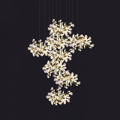 Gingko Leaves Ceiling fixture Chandelier