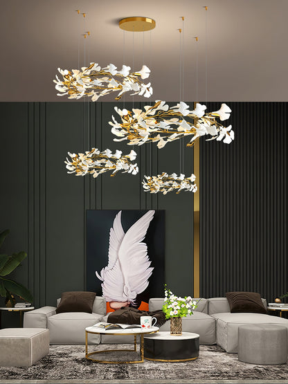 Gingko Leaves Ceiling fixture Chandelier