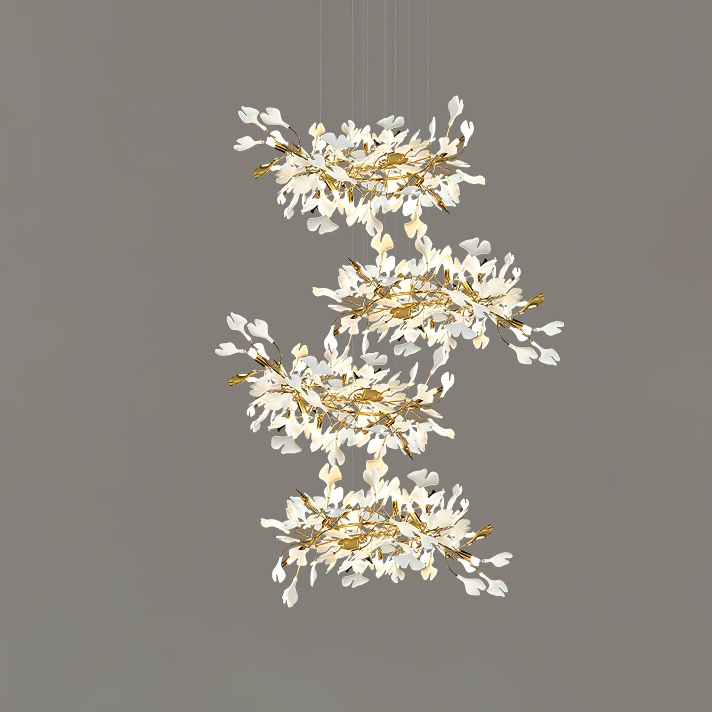 Gingko Leaves Ceiling fixture Chandelier