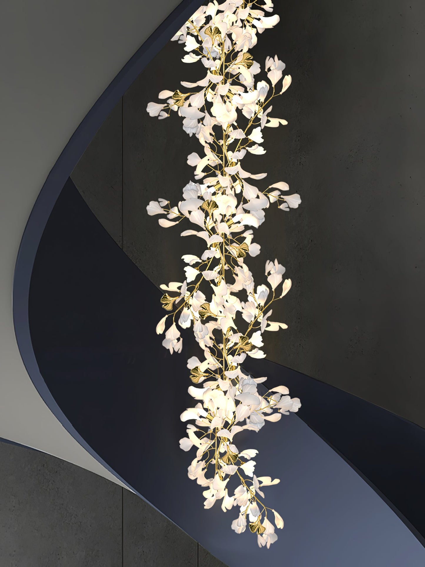 Gingko Leaves Ceiling fixture Chandelier