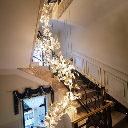 Gingko Leaves Ceiling fixture Chandelier