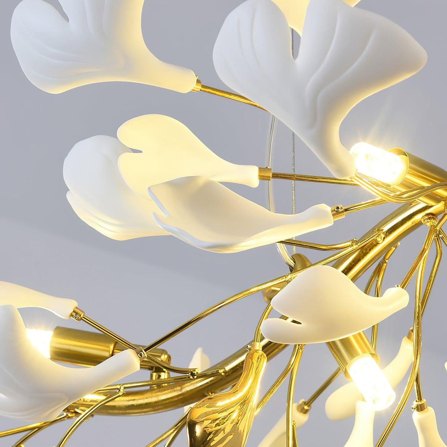 Gingko Ceiling fixture Chandelier D