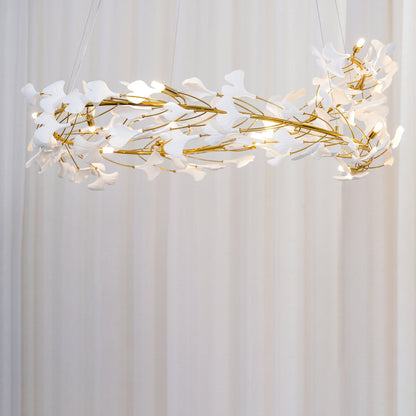 Gingko Ceiling fixture Chandelier U