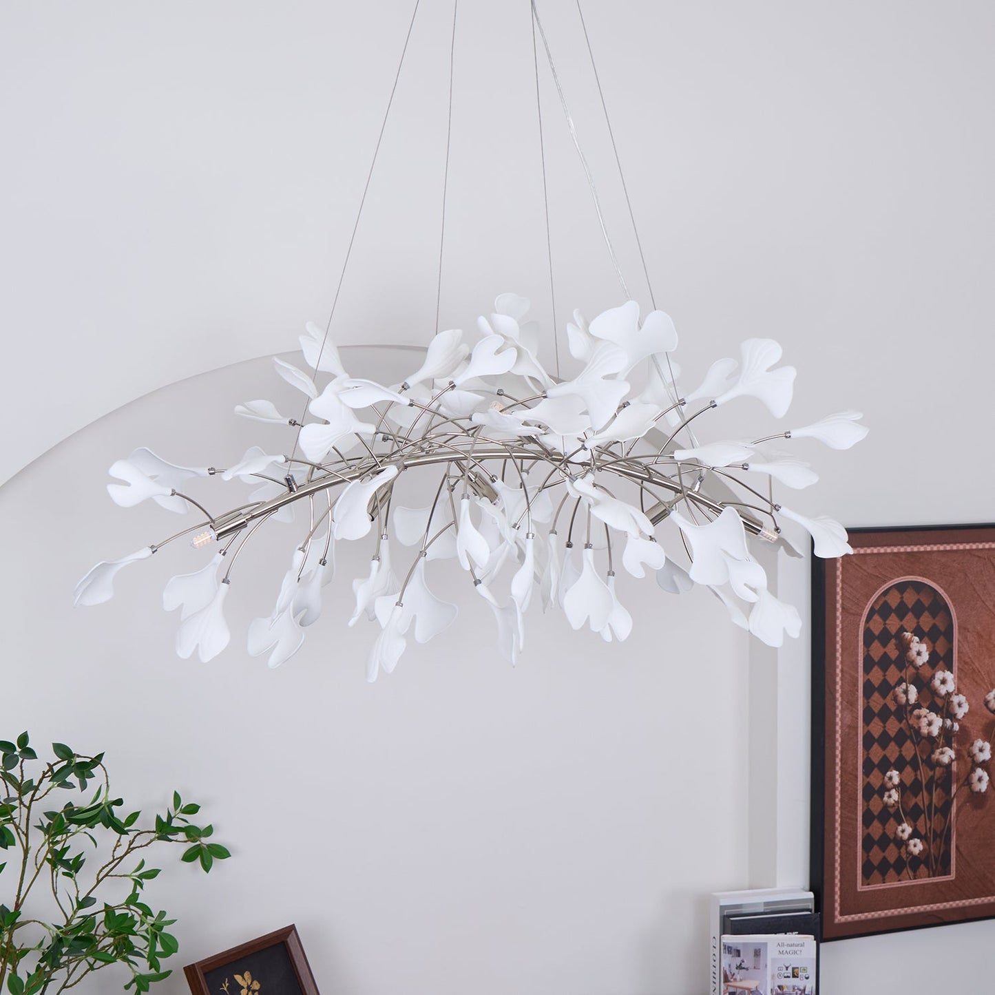 Gingko Ceiling fixture Chandelier N