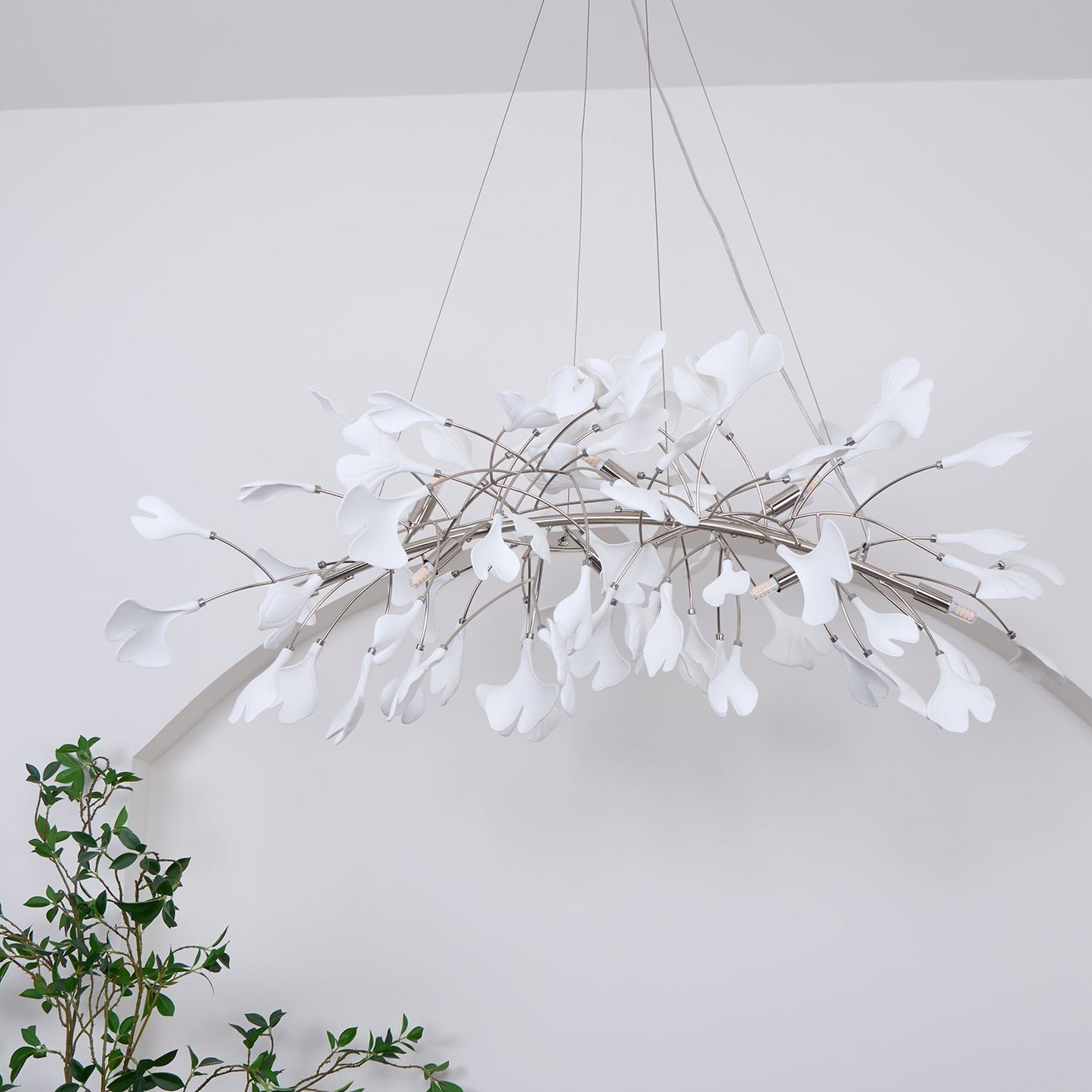 Gingko Ceiling fixture Chandelier N