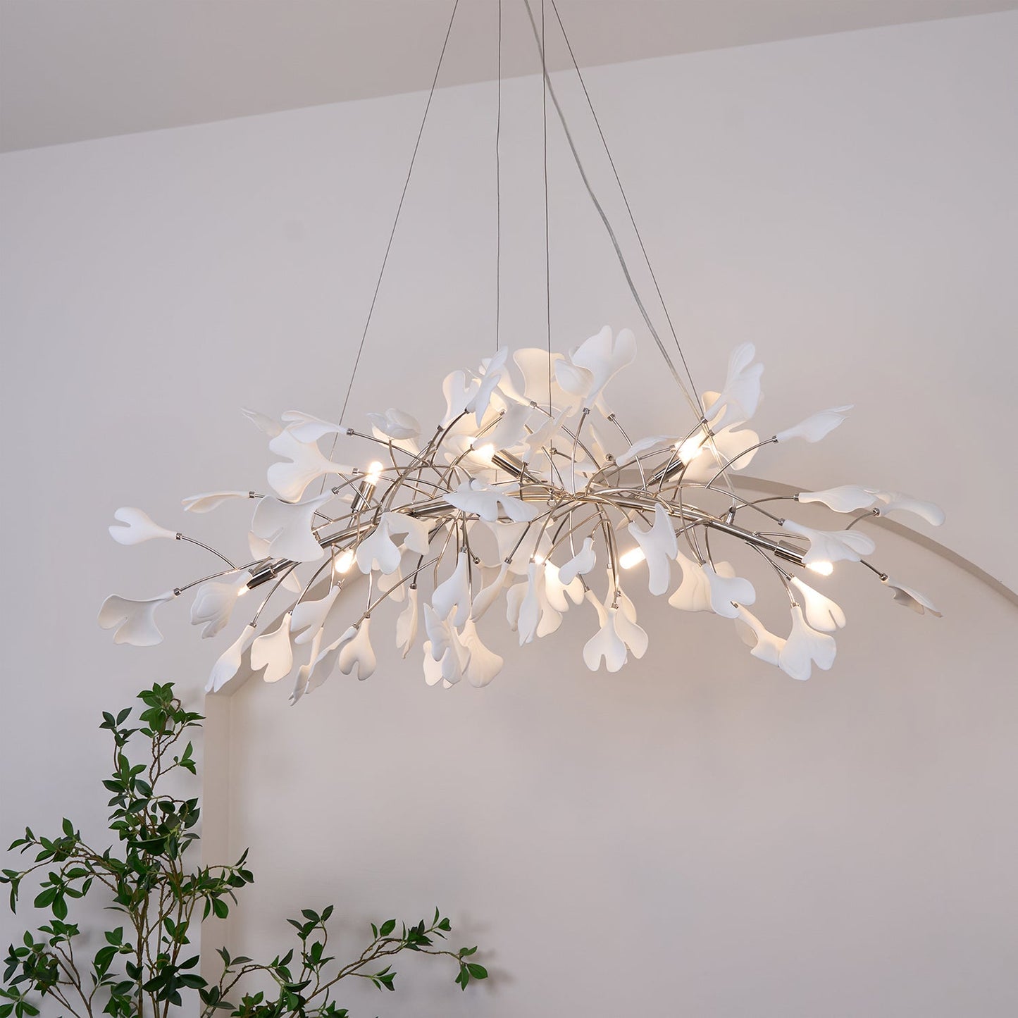 Gingko Ceiling fixture Chandelier N